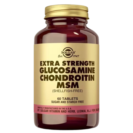 Solgar glucosamina condroitina msm concentrado 60 comprimidos
