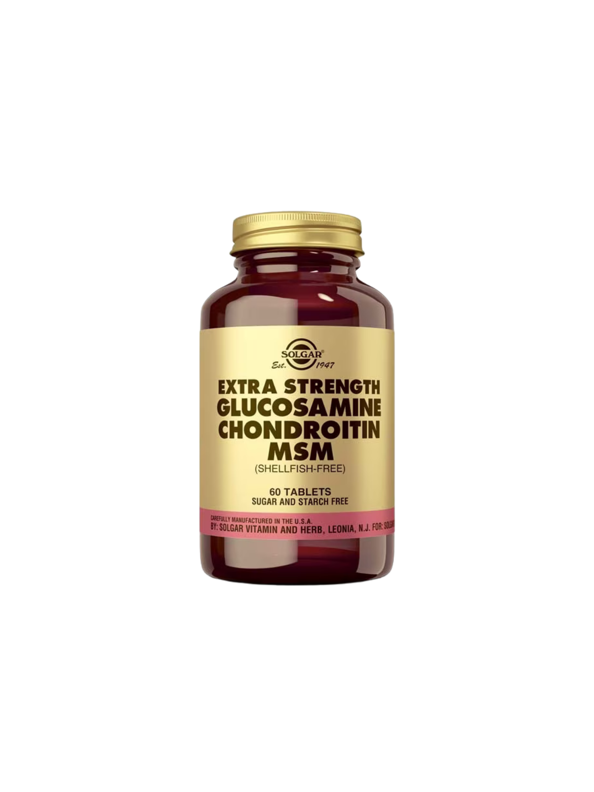 Solgar glucosamina condroitina msm concentrado 60 comprimidos