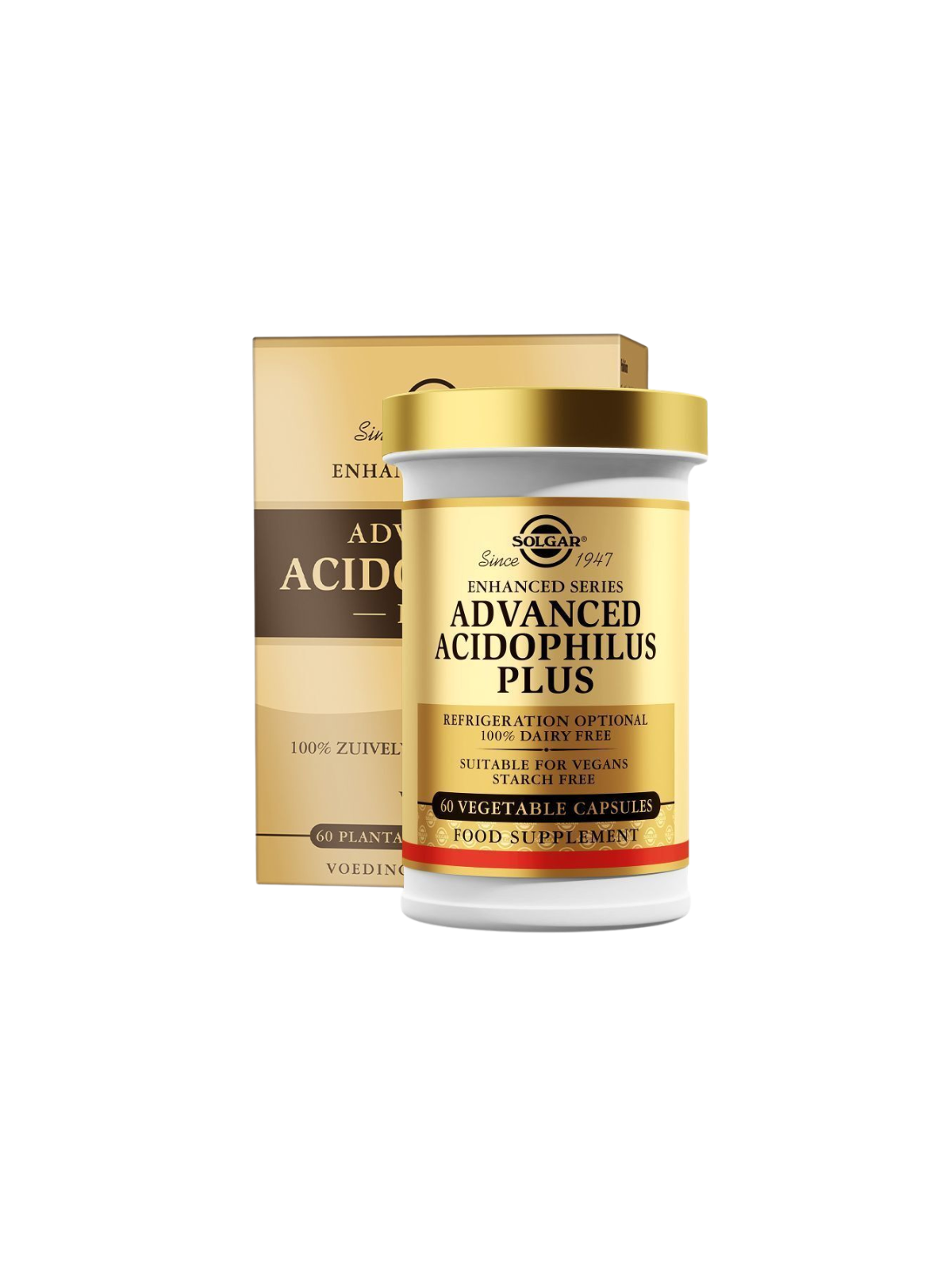 Solgar advanced acidophilus plus 60 caps