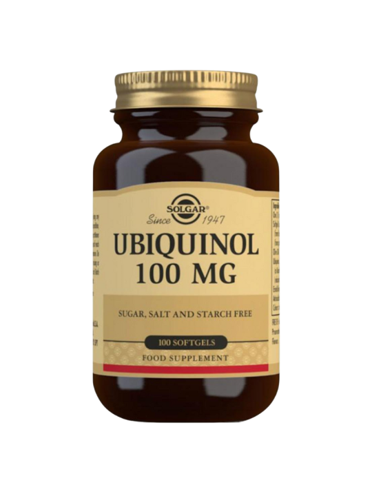 Solgar ubiquinol 100mg 50 cápsulas