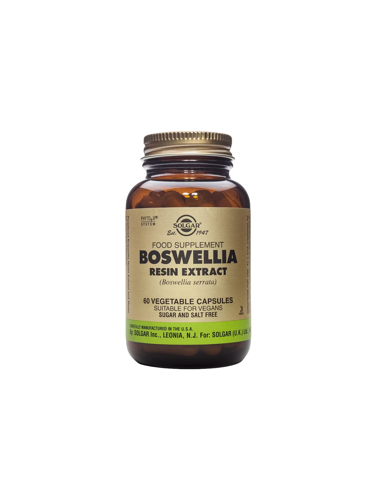 Solgar boswellia 60 capsulas vegetales