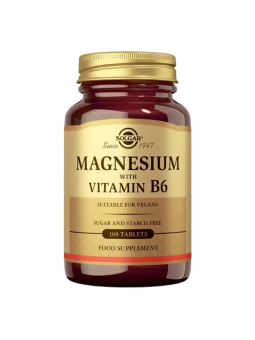 Solgar magnesio B6 100 capsulas