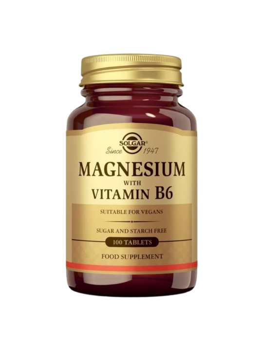 Solgar magnesio B6 100 capsulas
