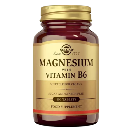 Solgar magnesio B6 100 capsulas