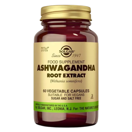 Solgar ashwagandha 60 capsulas