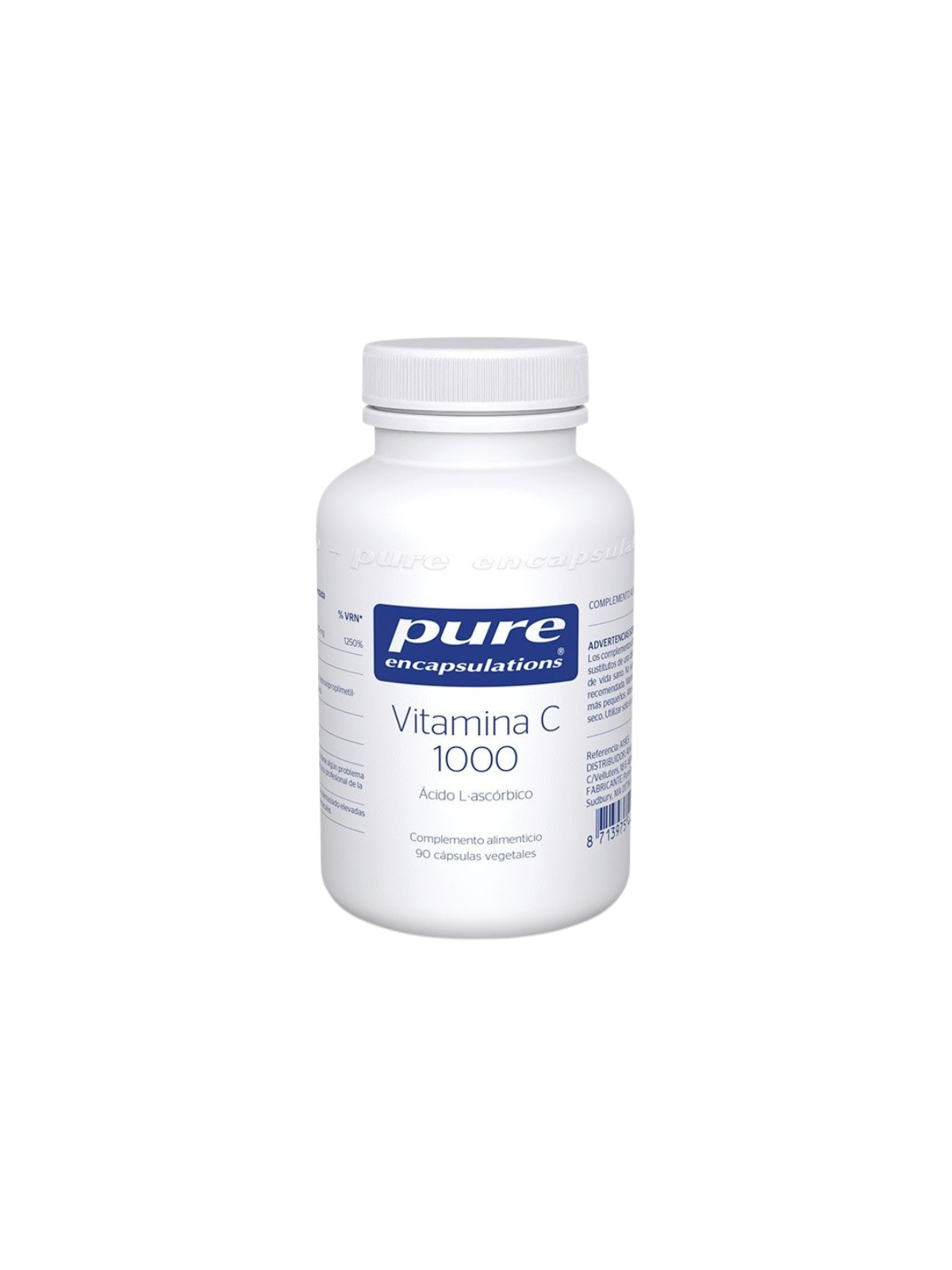 Pure encapsulations vitamina C 1000 90 capsulas