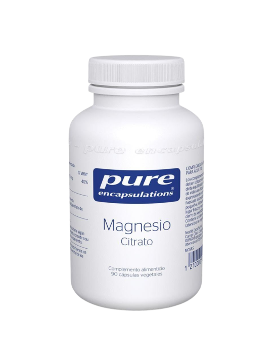 Pure encapsulations magnesio citrato 90 capsulas vegetales