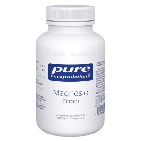 Pure encapsulations magnesio citrato 90 capsulas vegetales