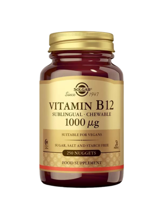 Solgar vitamina B12 1000 microgramos 250 comprimidos
