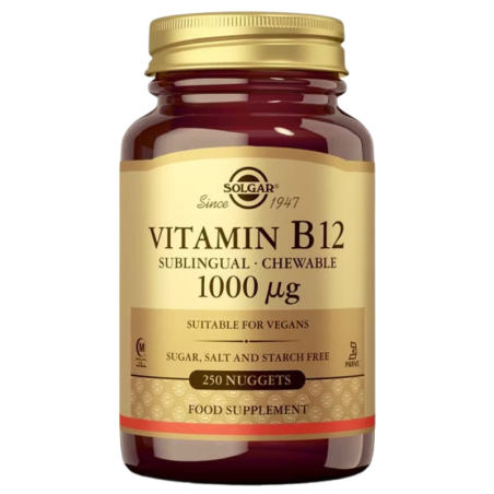 Solgar vitamina B12 1000 microgramos 250 comprimidos