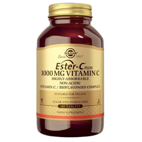 Solgar ester C plus 1000mg vitamina C 180 comprimidos