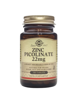 Solgar picolinato de zinc 100 comprimidos