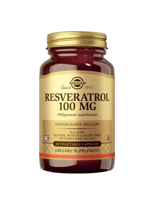 Solgar resveratrol 60 capsulas vegetales