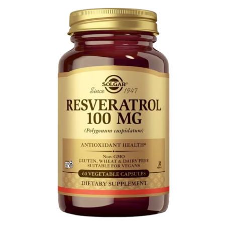 Solgar resveratrol 60 capsulas vegetales