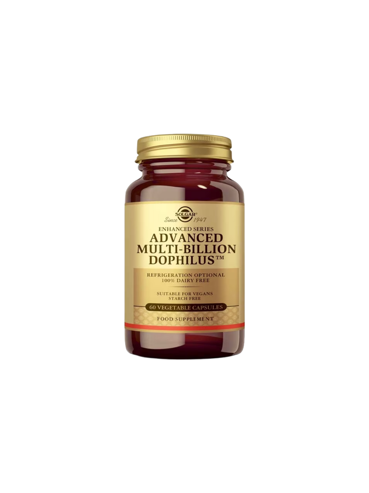 Solgar advanced multi-billion dophilus 60 capsulas vegetales