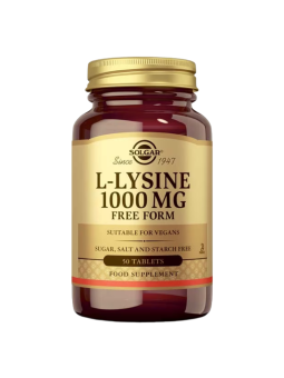 Solgar L-lisina 1000mg forma libre 50 comprimidos