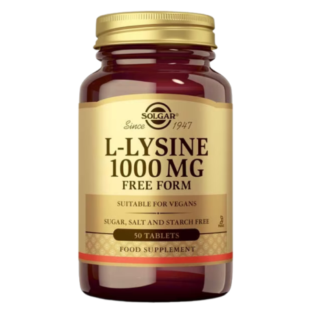 Solgar L-lisina 1000mg forma libre 50 comprimidos