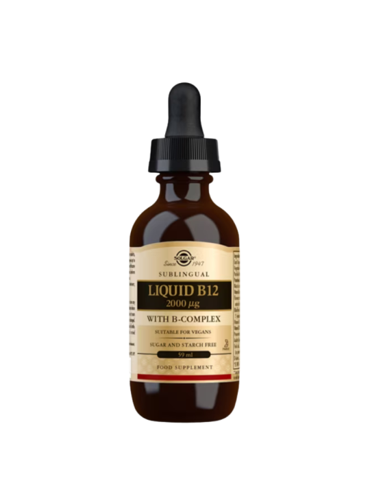 Solgar vitamina B12 líquida con B-complex 59ml