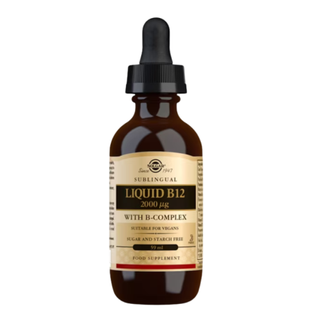 Solgar vitamina B12 líquida con B-complex 59ml