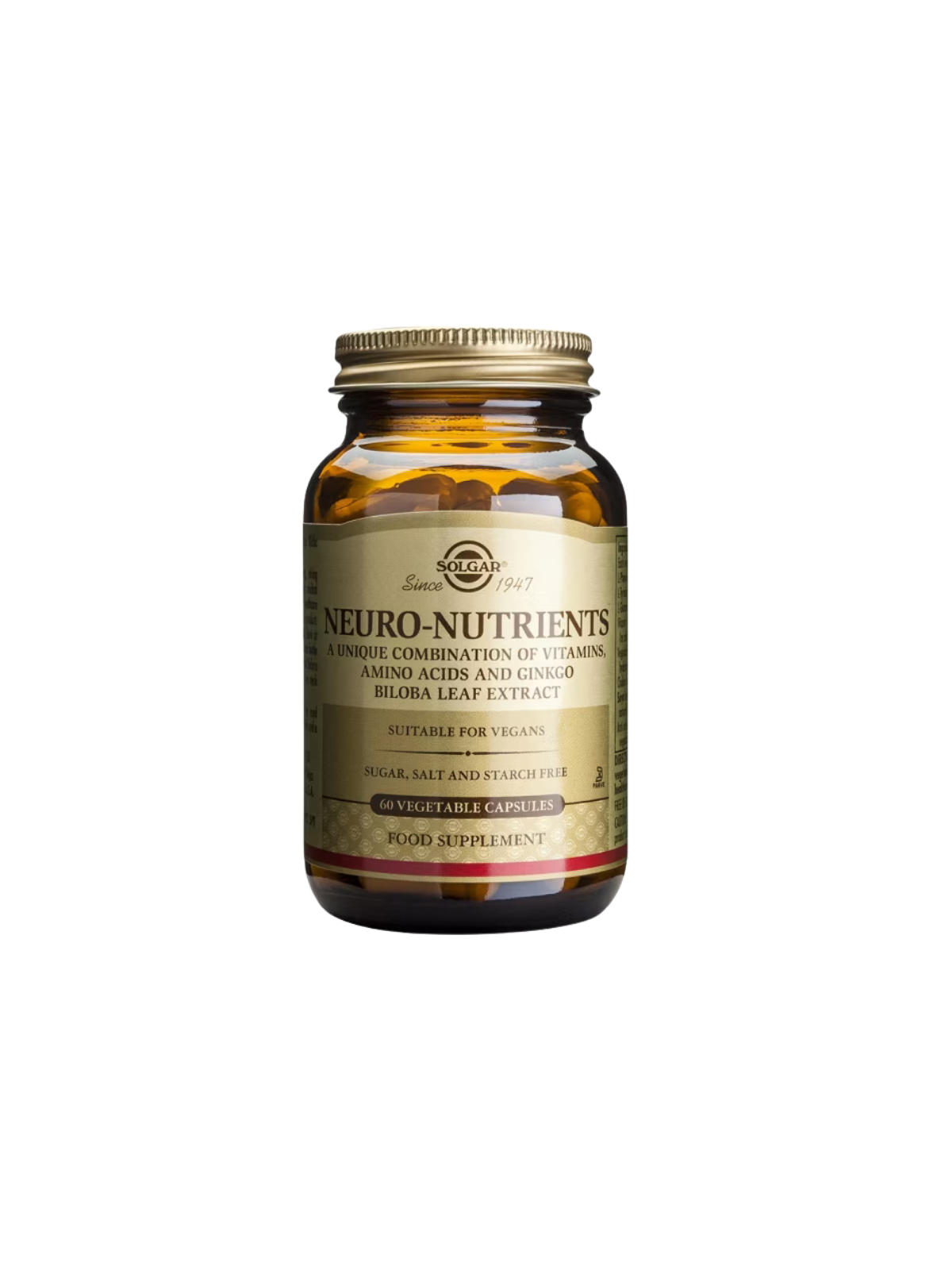Solgar neuro-nutrientes 60 capsulas vegetales