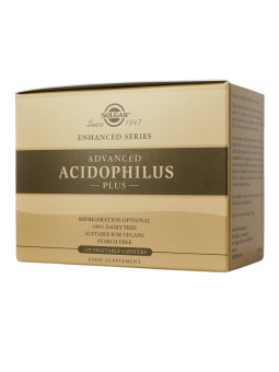 Solgar advanced acidophilus plus 120 capsulas vegetales