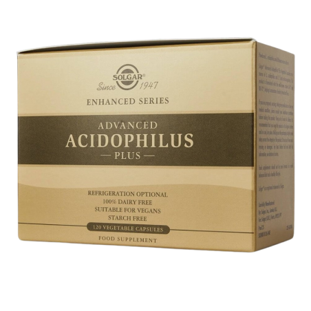 Solgar advanced acidophilus plus 120 capsulas vegetales