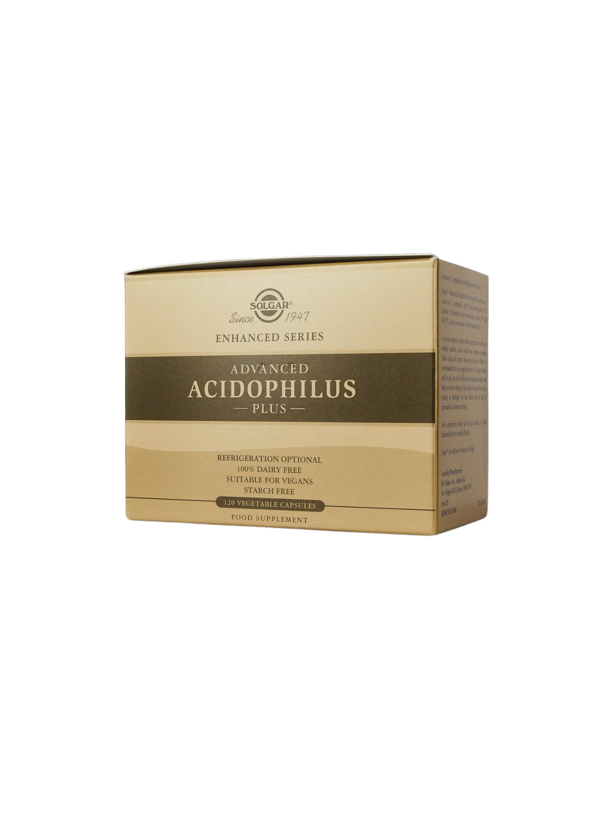 Solgar advanced acidophilus plus 120 capsulas vegetales