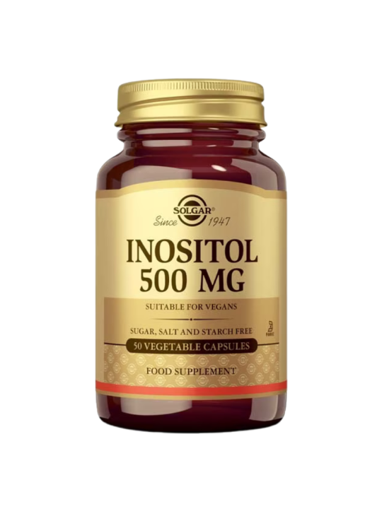 Solgar inositol 500mg 50 capsulas vegetales