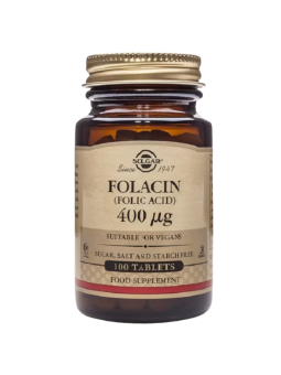 Solgar folacin 400 microgramos 100 comprimidos