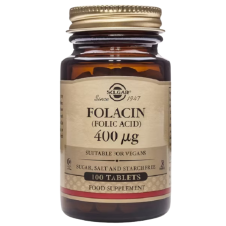Solgar folacin 400 microgramos 100 comprimidos