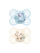 Mam perfect chupete silicona 2-6m pack doble
