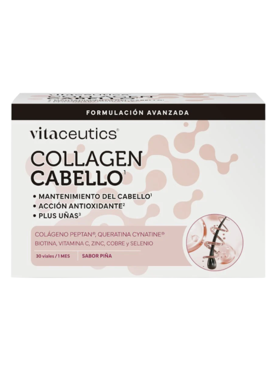 Vitaceutics collagen cabello 30 viales