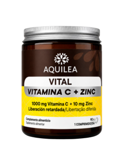 Aquilea vital vitamina C + zinc 90 capsulas