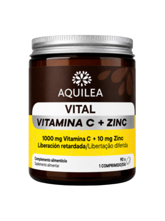 Aquilea vital vitamina C + zinc 90 capsulas