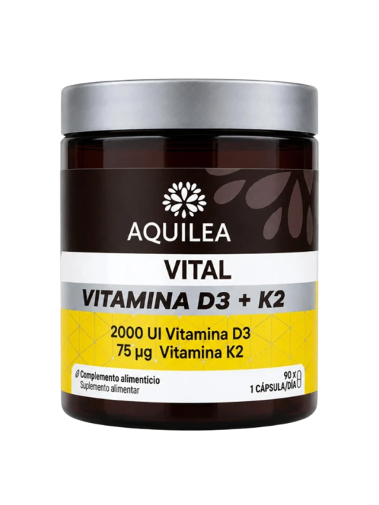 Aquilea vital vitamina D3 + K2 90 capsulas