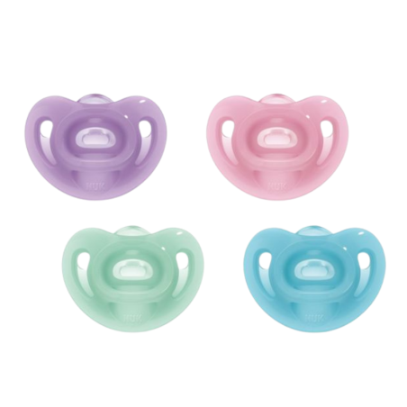 Nuk chupete silicona sensitive 6 - 18 meses 2 unidades