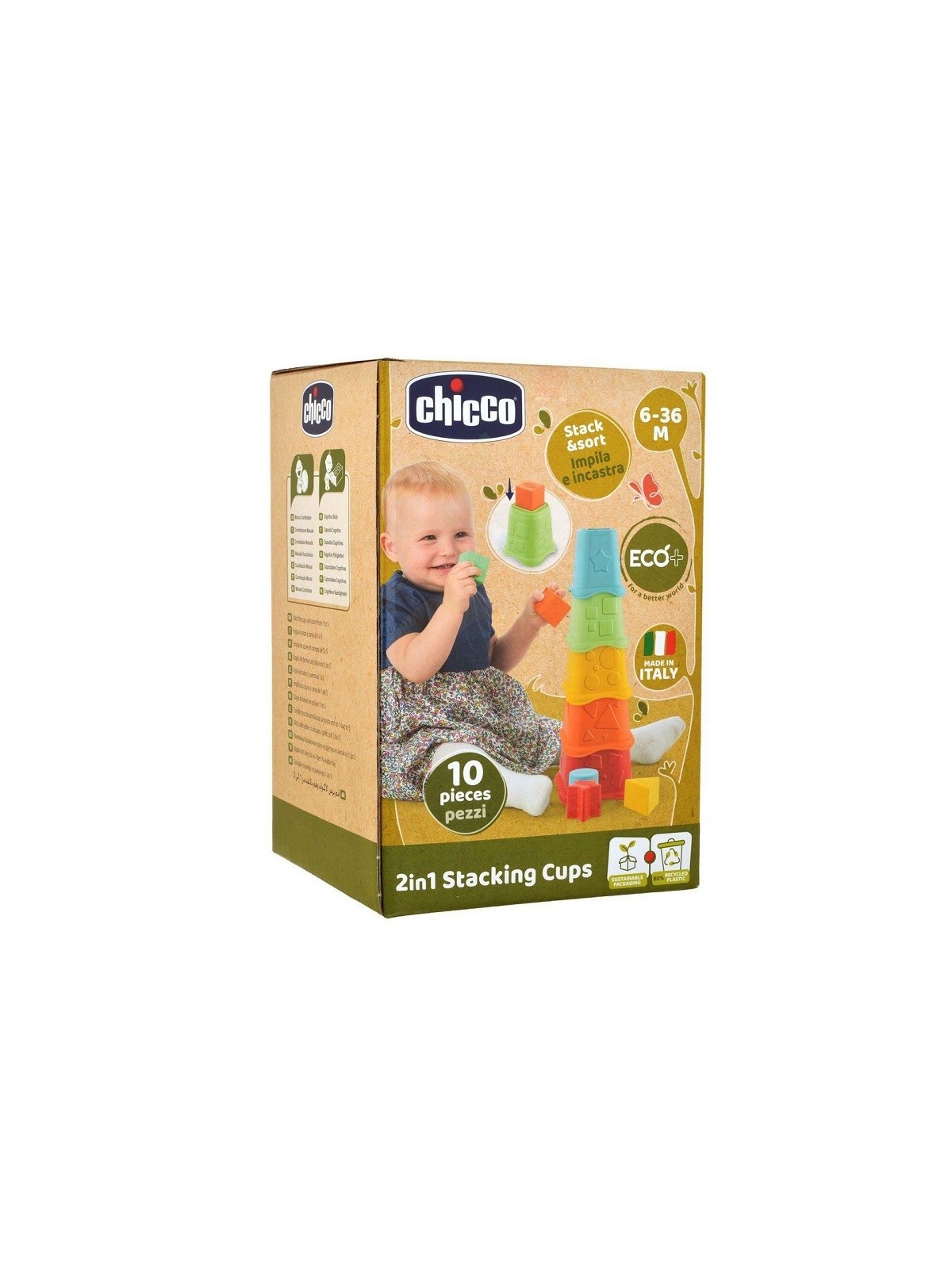 Chicco torre apilable eco+ 2 en 1