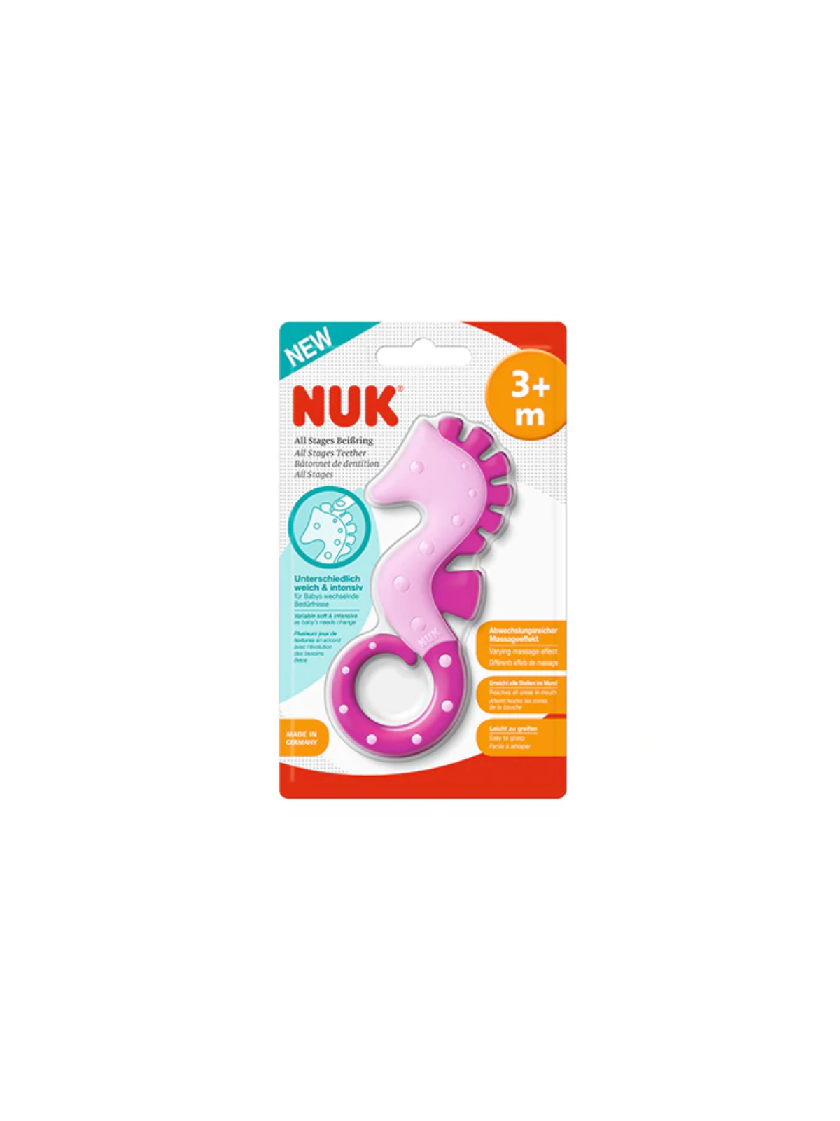 Nuk mordedor suave caballito de mar 3m+