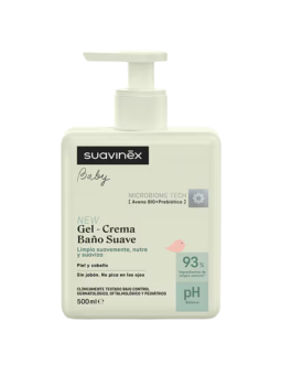 Suavinex baby gel-crema baño suave 500ml
