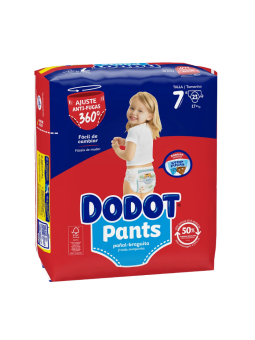 Dodot Pants pañal infantil Talla 7 +17 kg 23 unidades