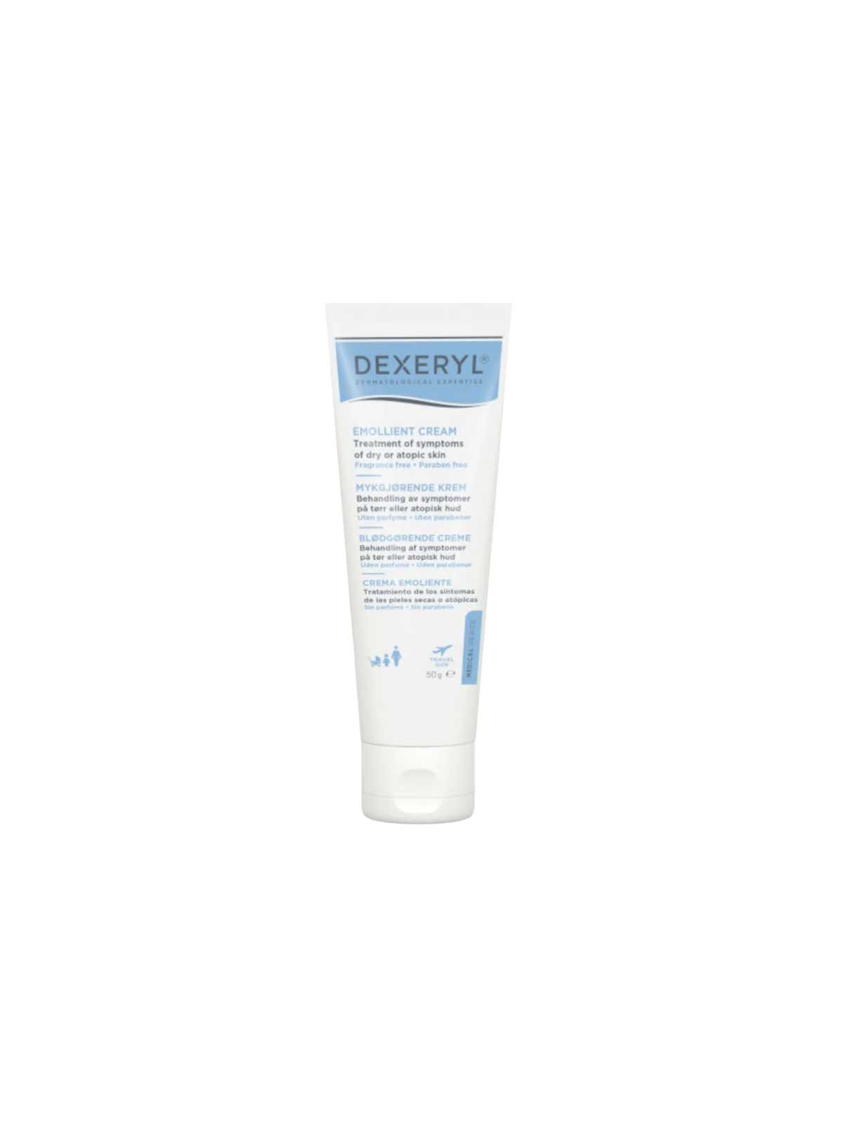 Ducray dexeryl crema 50g travel size