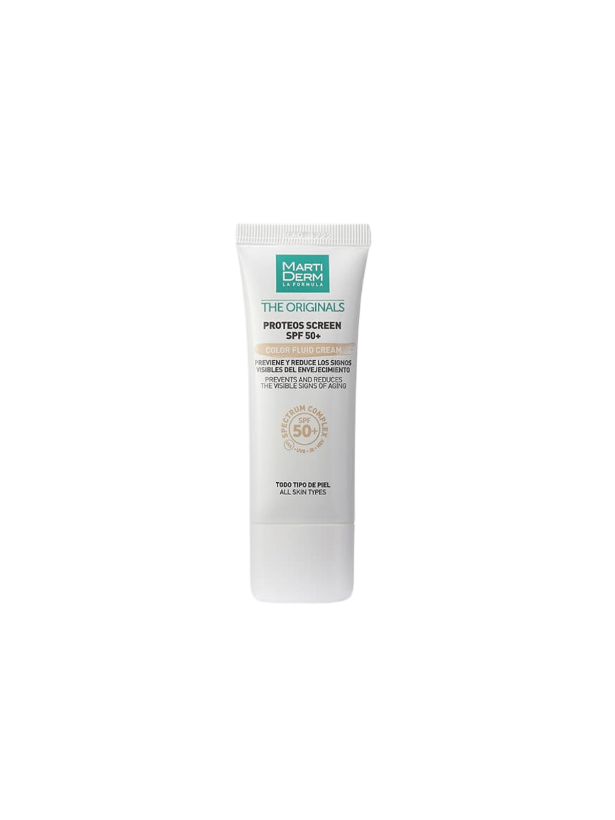 Martiderm proteos screen spf50+ fluid cream con color