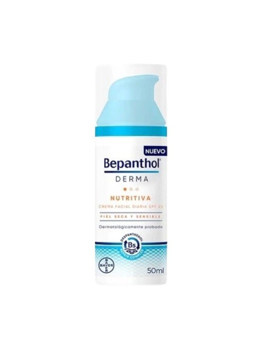 Bepanthol derma nutritiva crema facial diaria SPF25 1 envase 50 ML