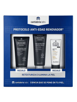 Endocare Pack Renewal Glycoperfect Intensive Sérum 50 ml + Creamy Cleanser 30 ml + Heliocare Age Active Fluid SPF 50+ 15 ml