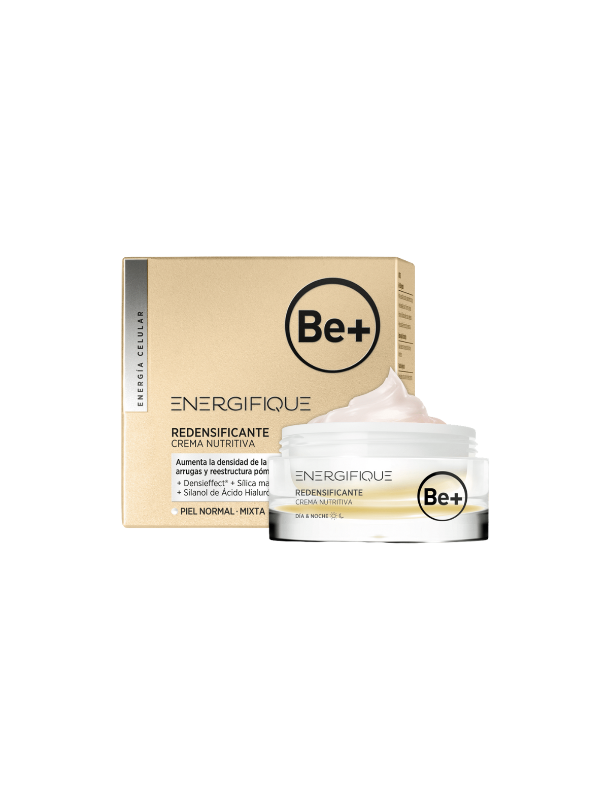 Be+ energifique redensificante crema nutritiva piel normal mixta 50ml