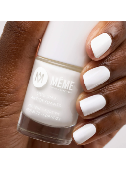 Meme esmalte de uñas 10ml color Lydie blanco 13