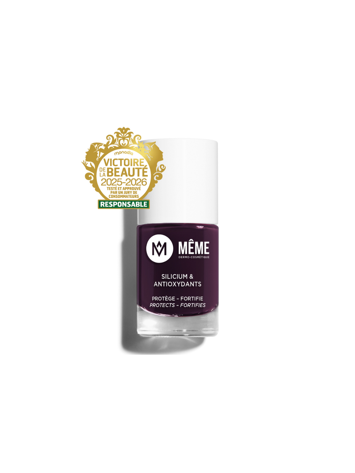 Meme esmalte de uñas 10ml color Natalie berenjena 08