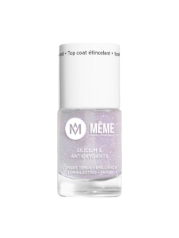 Meme top coat uñas 10ml color brillante