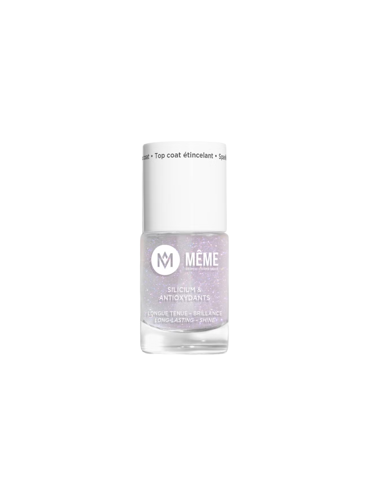 Meme top coat uñas 10ml color brillante