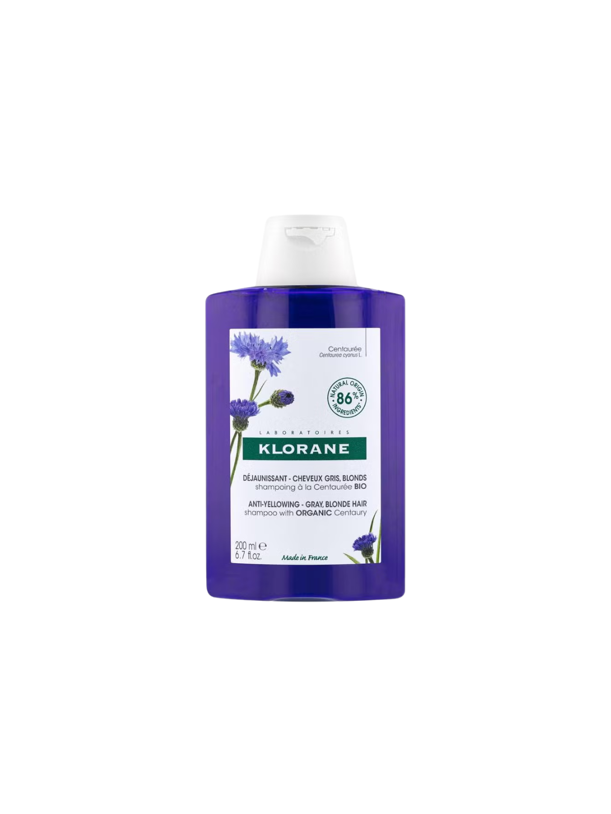Klorane champú a la Centaurea 200 ml